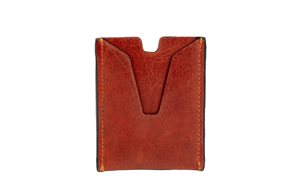 Heritage Cardholder Vertical Cognac