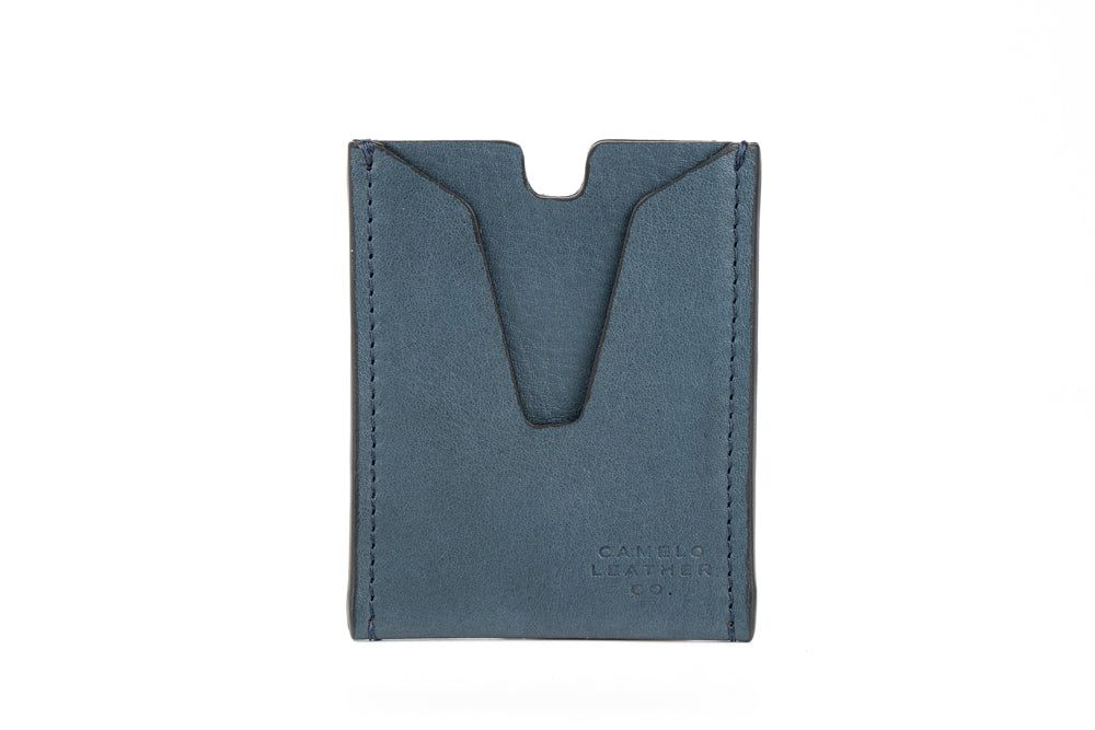 Heritage Cardholder Vertical Blue