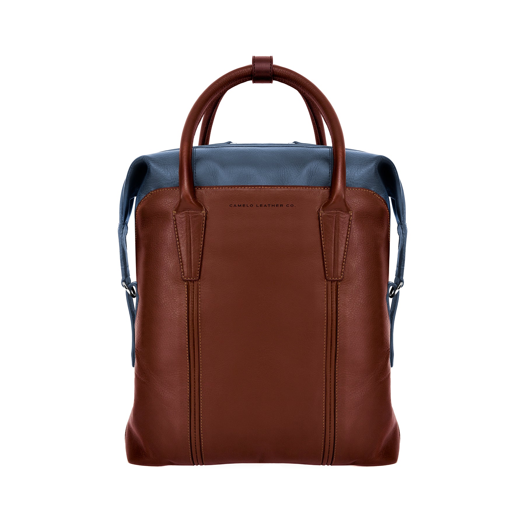 heritage-backpack-handbag-blue-pull-up-cognac-camelo-leather-co