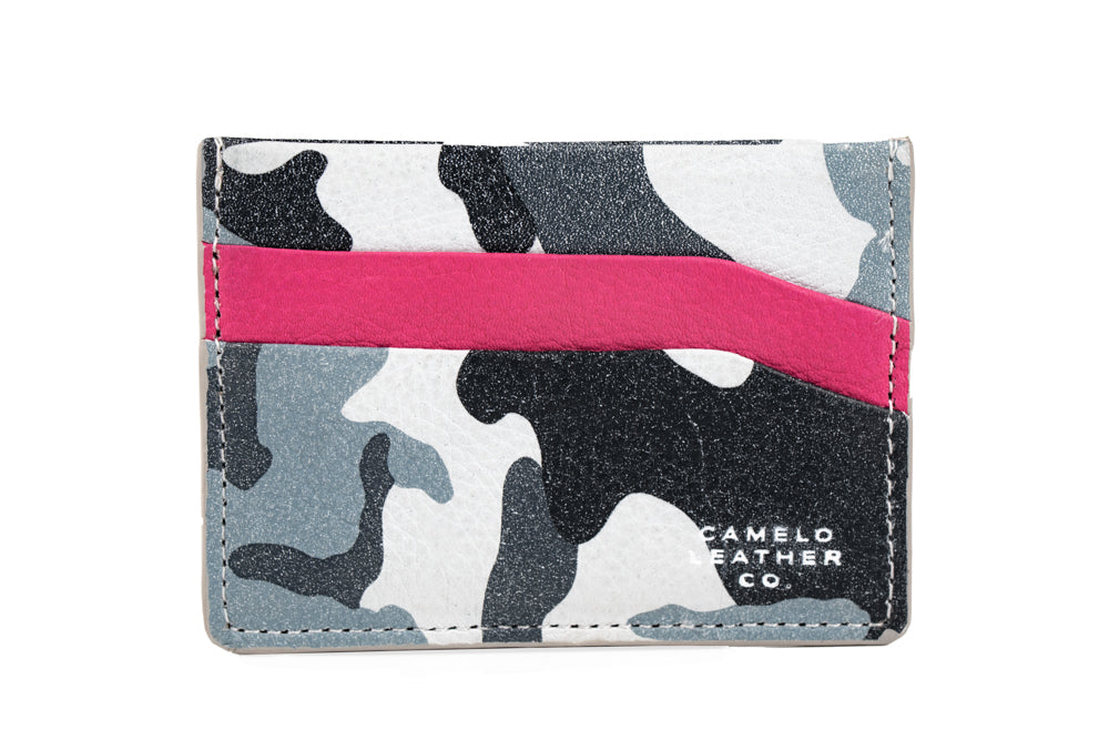 freedom cardholder_horizontal_snow_camo_hot_pink