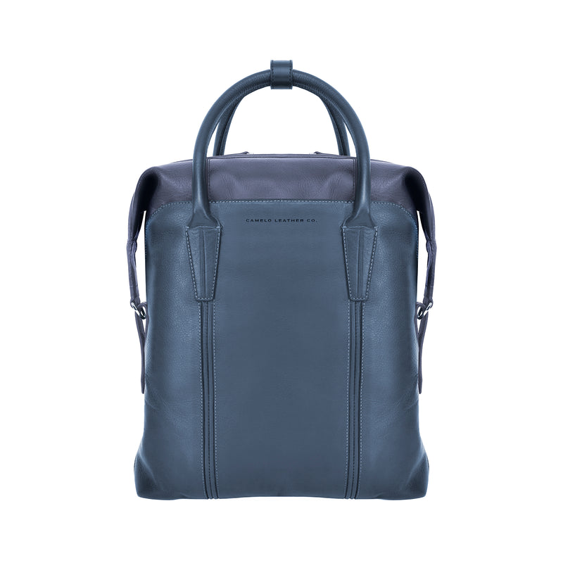 Heritage Backpack / Handbag Blue and Gray